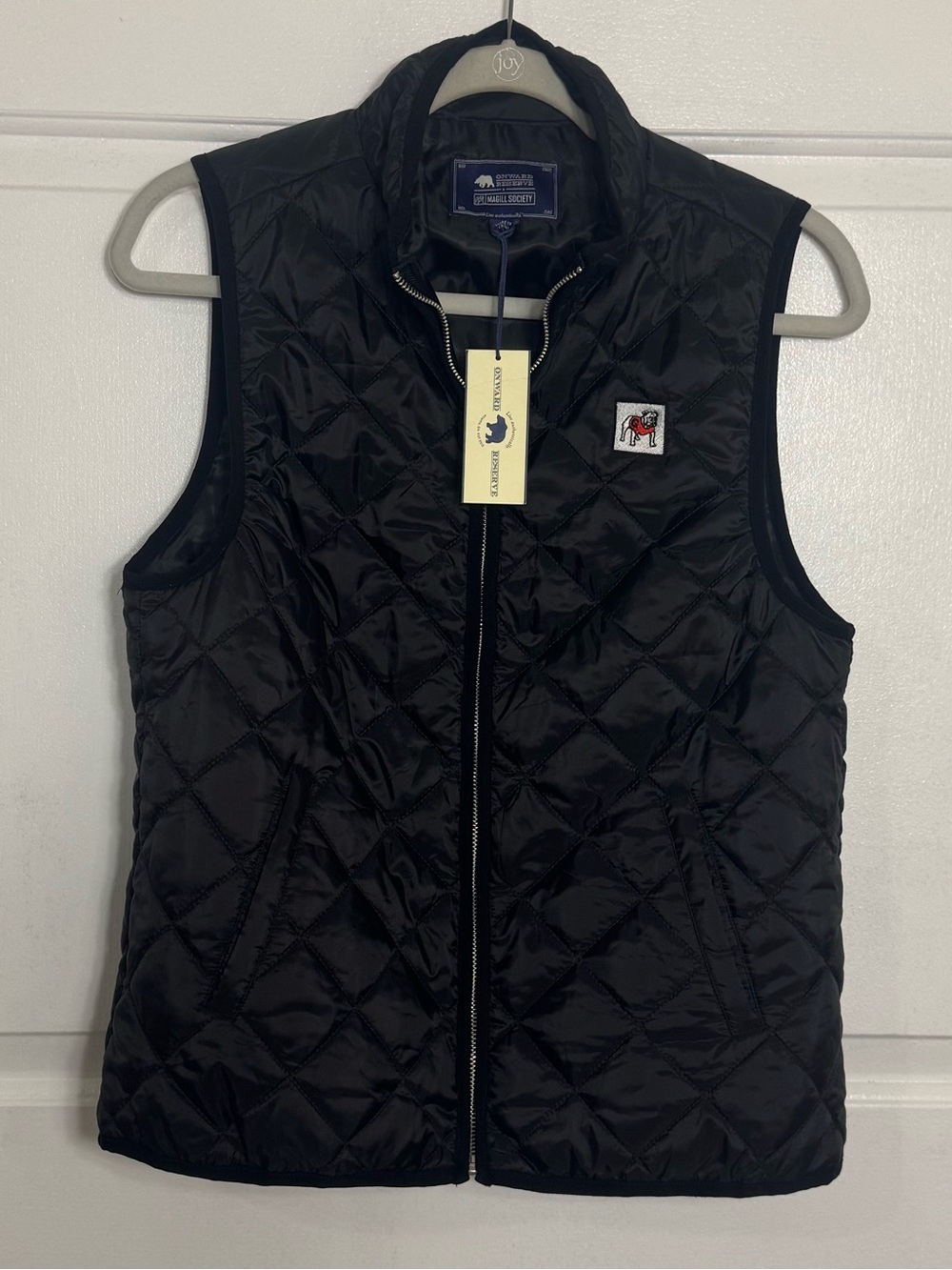 NWT Onward Reserve UGA Standing Bulldog Magill Women’s Vest Black Medium